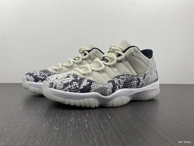 1st Kicks Shoes Low 4107 CD6846- Light Retro Jordan Bone Snake 11 Practical 1014